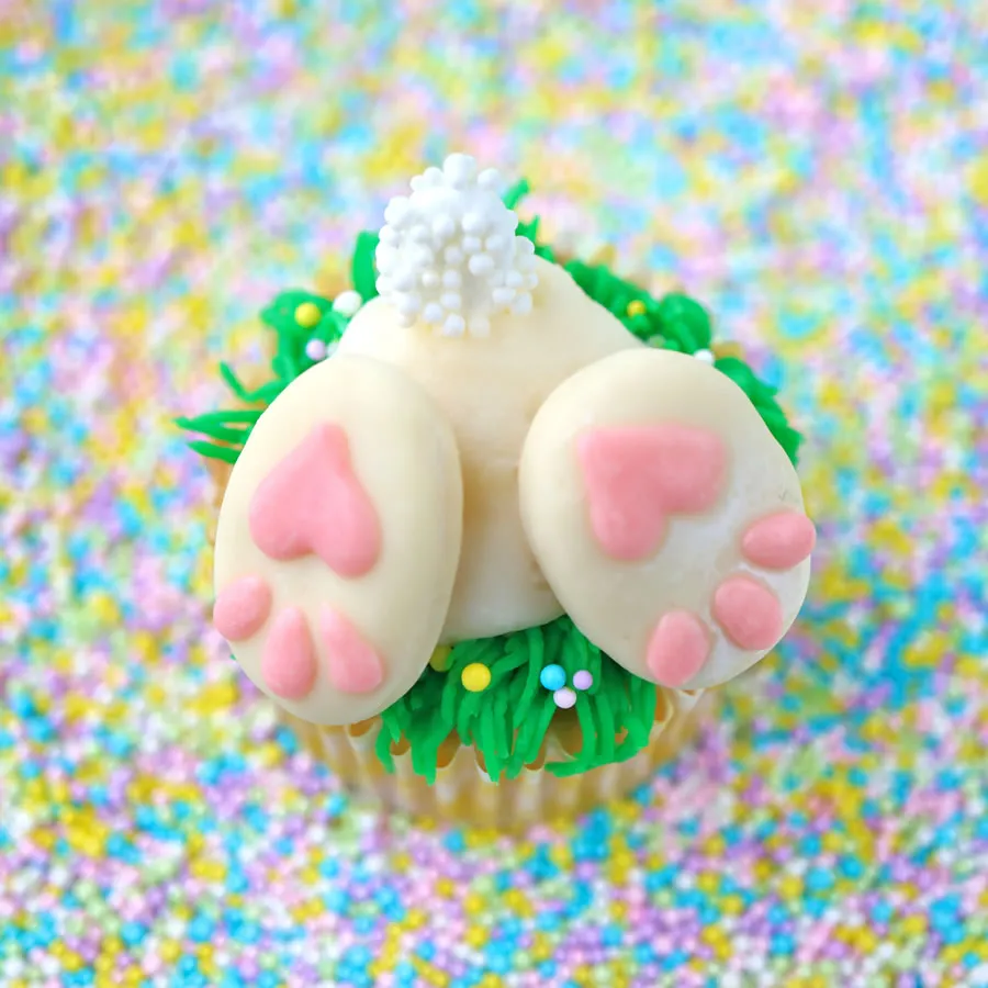 clickbizhub bunny butt cupcakes for easter spring